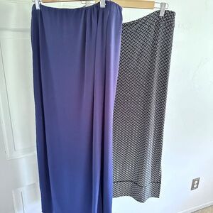 Chicos & J.Jill set of 2 midi skirts (like-new condition)
